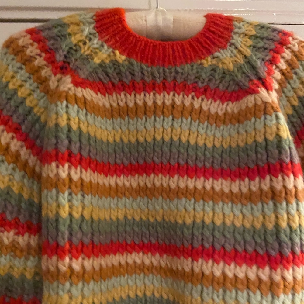 NWT Doen Field Sweater in Rainbow Knit - Picture 5 of 9